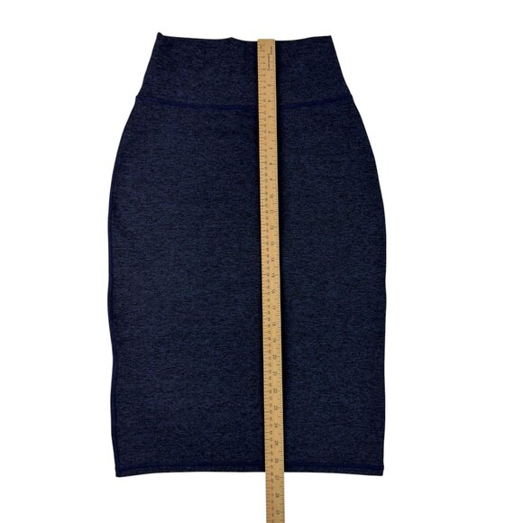 Aerie Offline The Hugger High Rise Blue Midi Skirt XS Real Good Soft Stretch - Picture 11 of 11